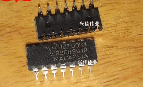 

10 шт. 74HCT00 M74HCT00B1 DIP-14