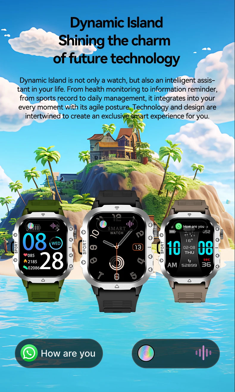 LAXASFIT Outdoor Sports Smart Watch Image 9
