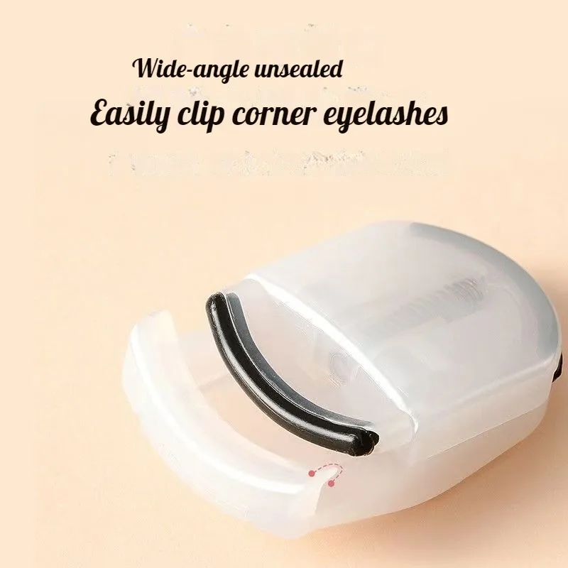 Mini Eyelash Curlers Eye Lashes Curling Clip Shiny Pink Plastic Eyelash Curler Portable False Eyelashes Extension Makeup Tools