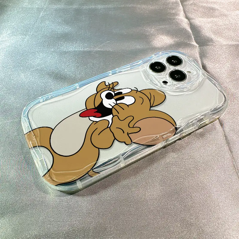 thumbnail image 1 of Funda de teléfono con cara divertida Tom And Jerry para iPhone, carcasa trasera de silicona suave y bonita para iPhone 16, 15, 14, 13, 12, 11 Pro Max, XS Max, XR, 7, 8, 15 Plus, nueva, 1 of 4