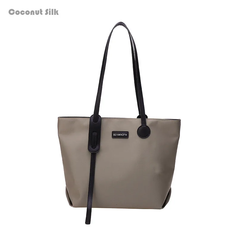 

CoCoS Waterproof Nylon Cloth Casual Women's Handbag 2024 Summer New Portable One Shoulder Tote Bag Large Capacity Bag