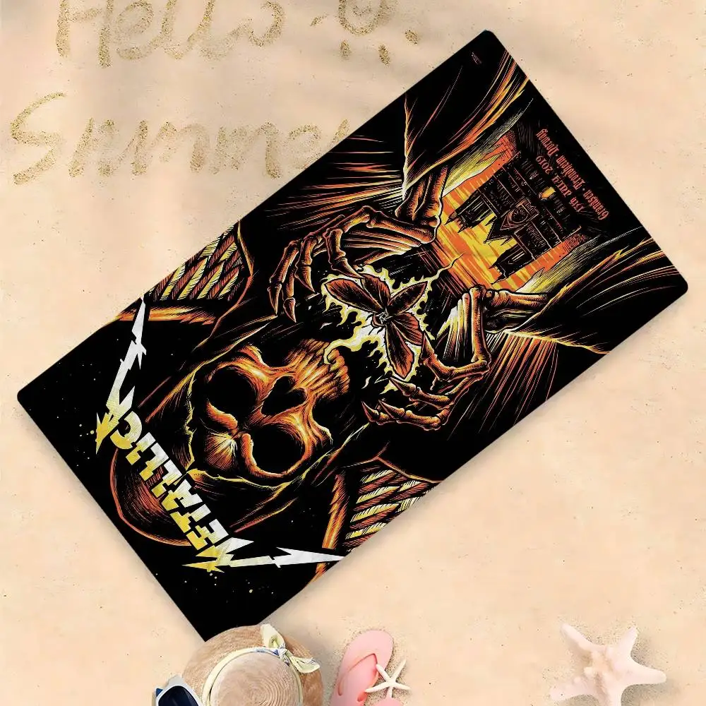Band T-MetallicaS-D Big Microfiber Beach Towels Quick Dry Towel Sand Beach Towels Pool Towel For Travel Swim Pool Yoga