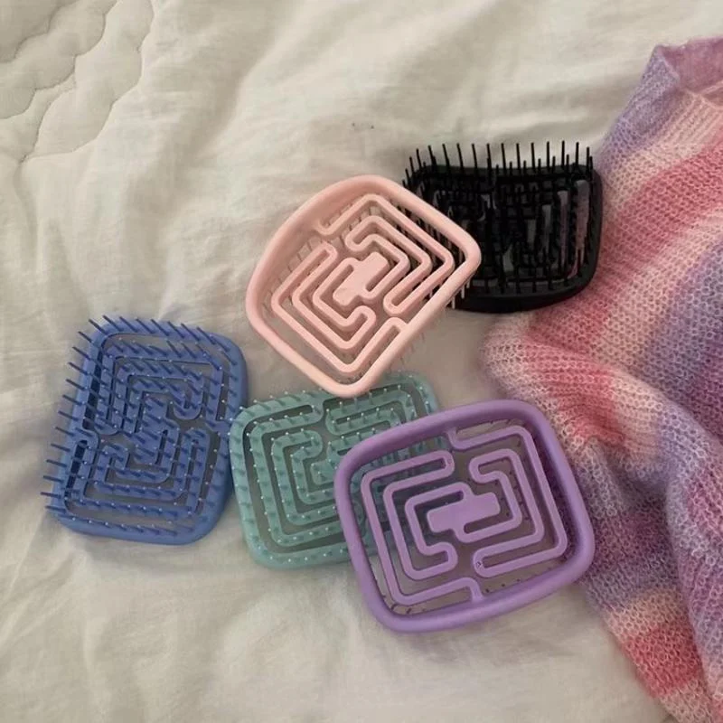

Щетка для спутывания волос, 2 шт., расческа для волос для душа, массажная головка, уход, салонная расческа для волос, квадратная щетка для мытья волос с отверстиями,