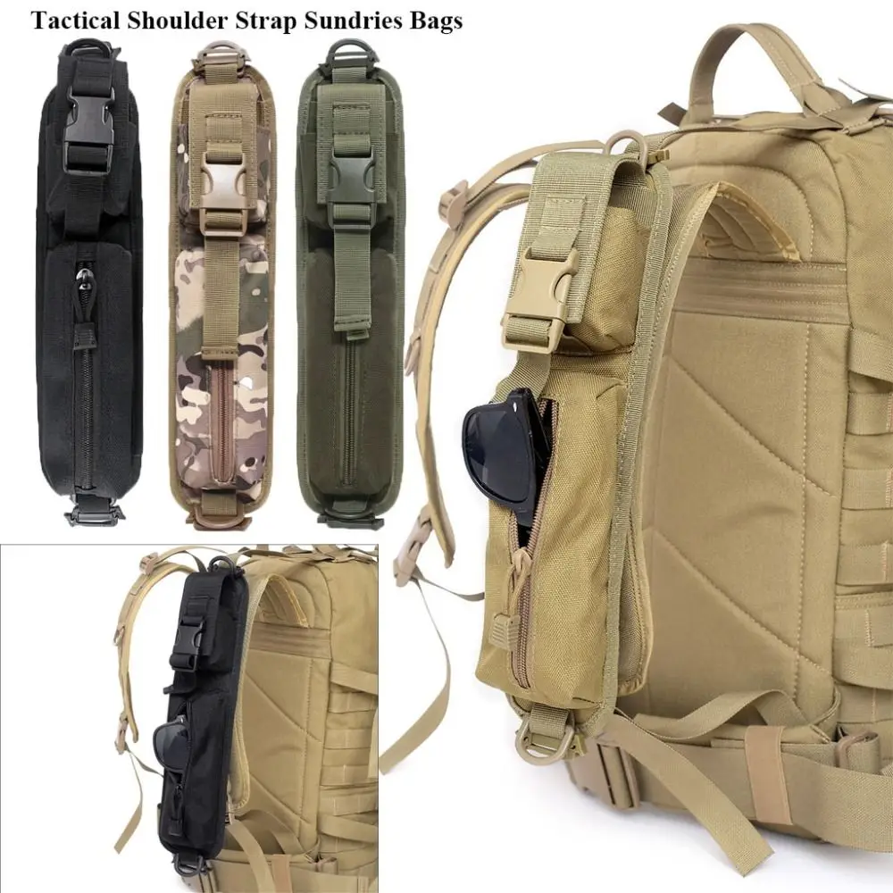 

4 Colors Tactical Shoulder Strap New Multifunctional 37x8.5cm Tool Waist Pack Tools Bag Backpack Accessory