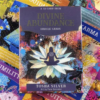 🌸 Divine Abundance Oracle Deck – Intuitive 44-Card Set with English Guide 1