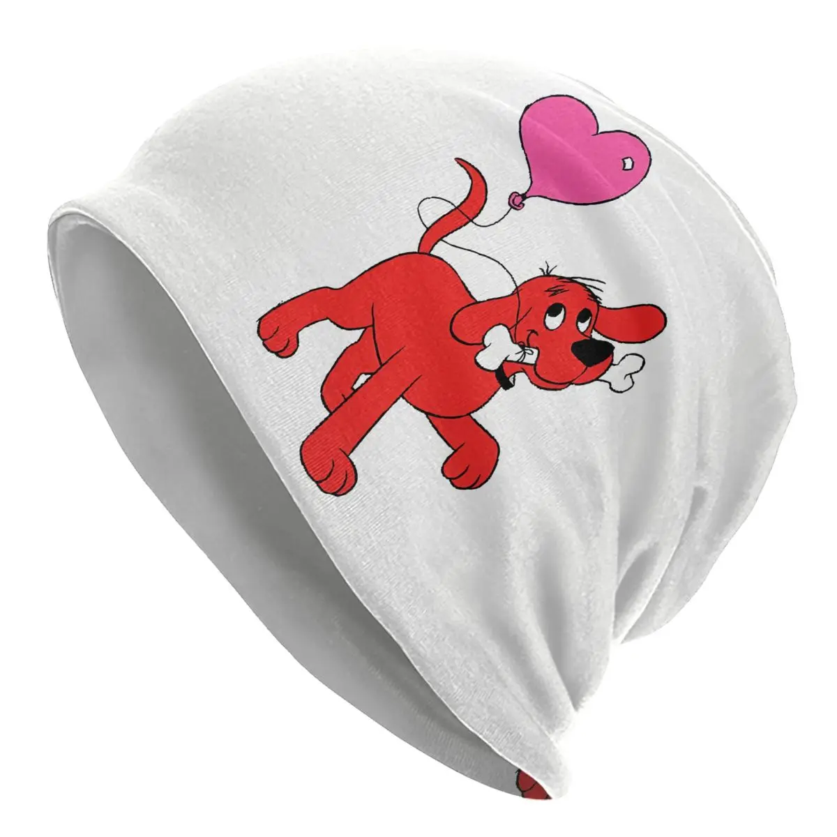 

Clifford the Big Red Dog Skullies Beanies Caps Balloon Thin Hat Autumn Spring Bonnet Hats Men Women's Street Ski Cap