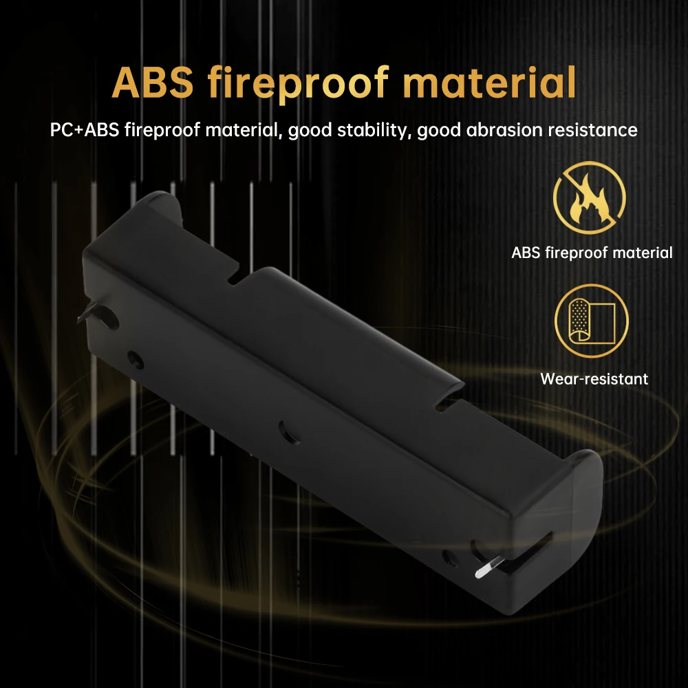 18650/21700 Battery Case 1/2/3/4 Section DIY Power Bank Accessory Box PC+ABS Fireproof Material Battery Holder Contains Shrapnel