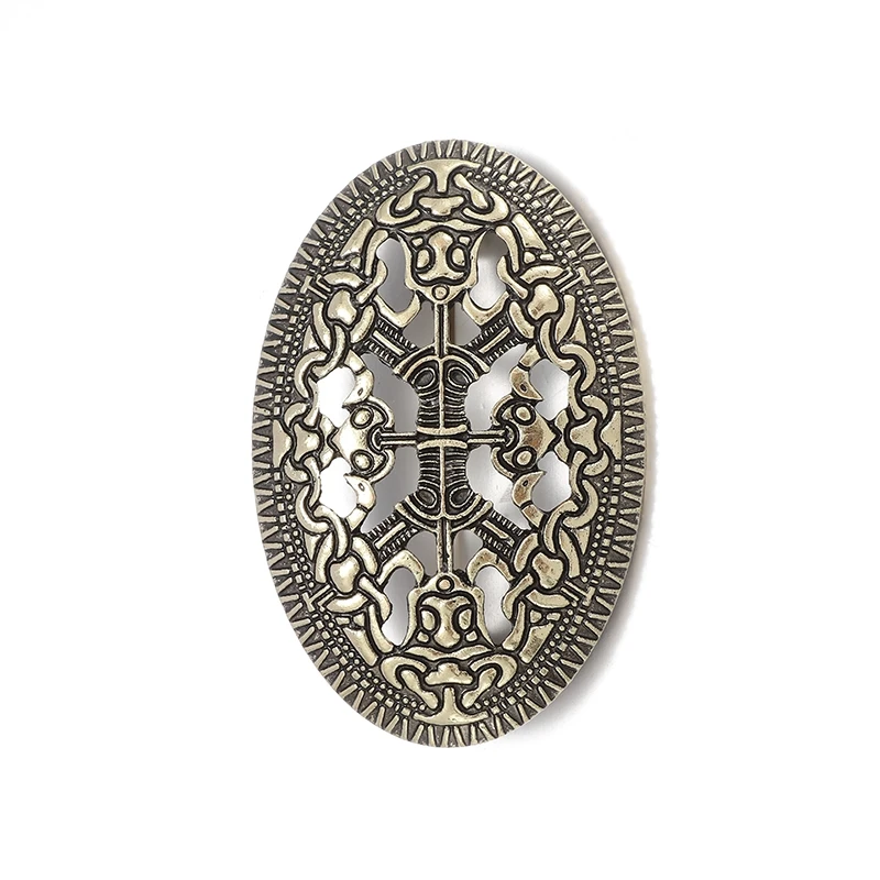 Retro Viking Odin Hollow Cross Shield Spilla Da Uomo Personalizzata Punk Hip-Hop Rock Amuleto Regalo Di Gioielli