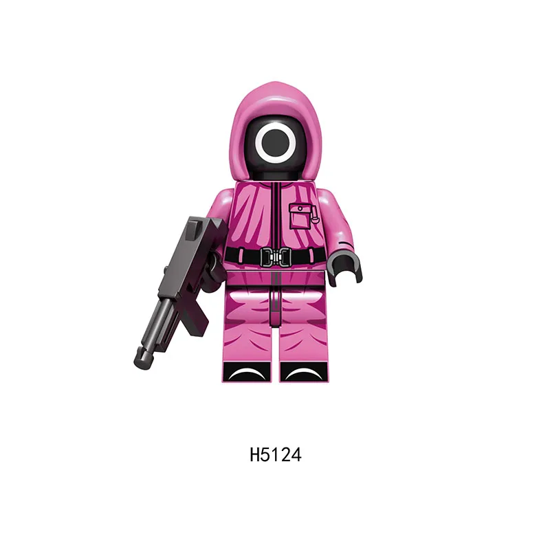 Hot Toys Squid Game Anime Cartoon Mini FiguresBricks Toy Dolls Building Blocks Assemble Toys Model Children Christmas Gifts - Bilde 4