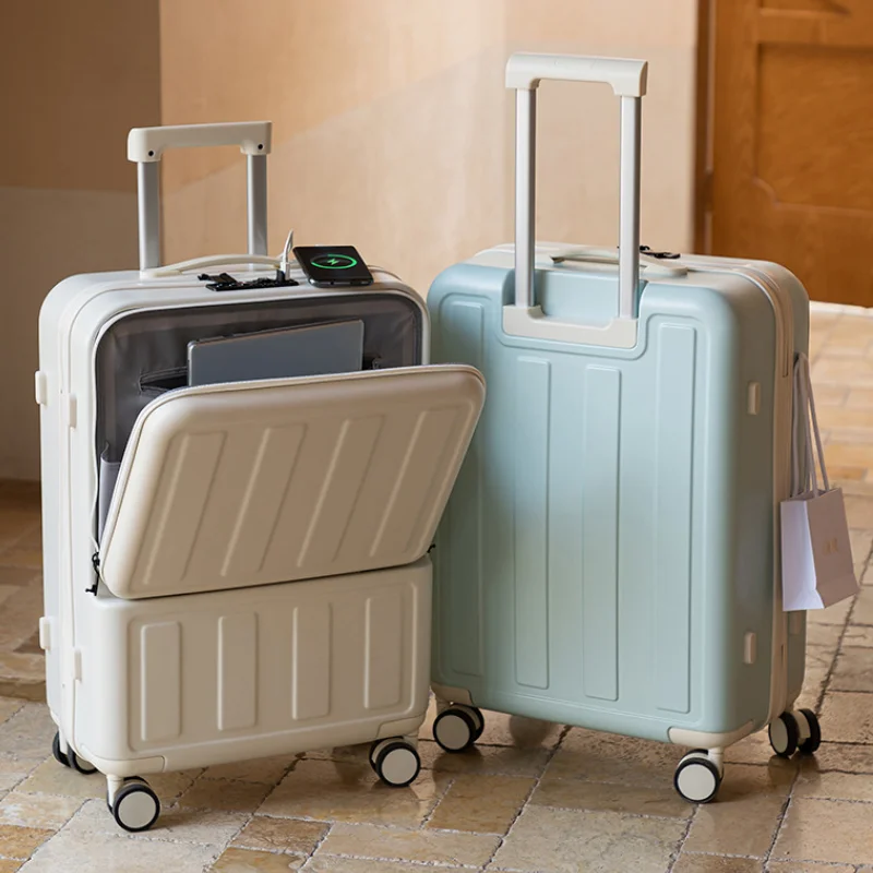 

2023 New Design Travel Suitcase Large Capacity Luggage Women Men Carry-On Trolley Luggage 20/22/24/26 Inch TSA Lock Suitcase Bag
