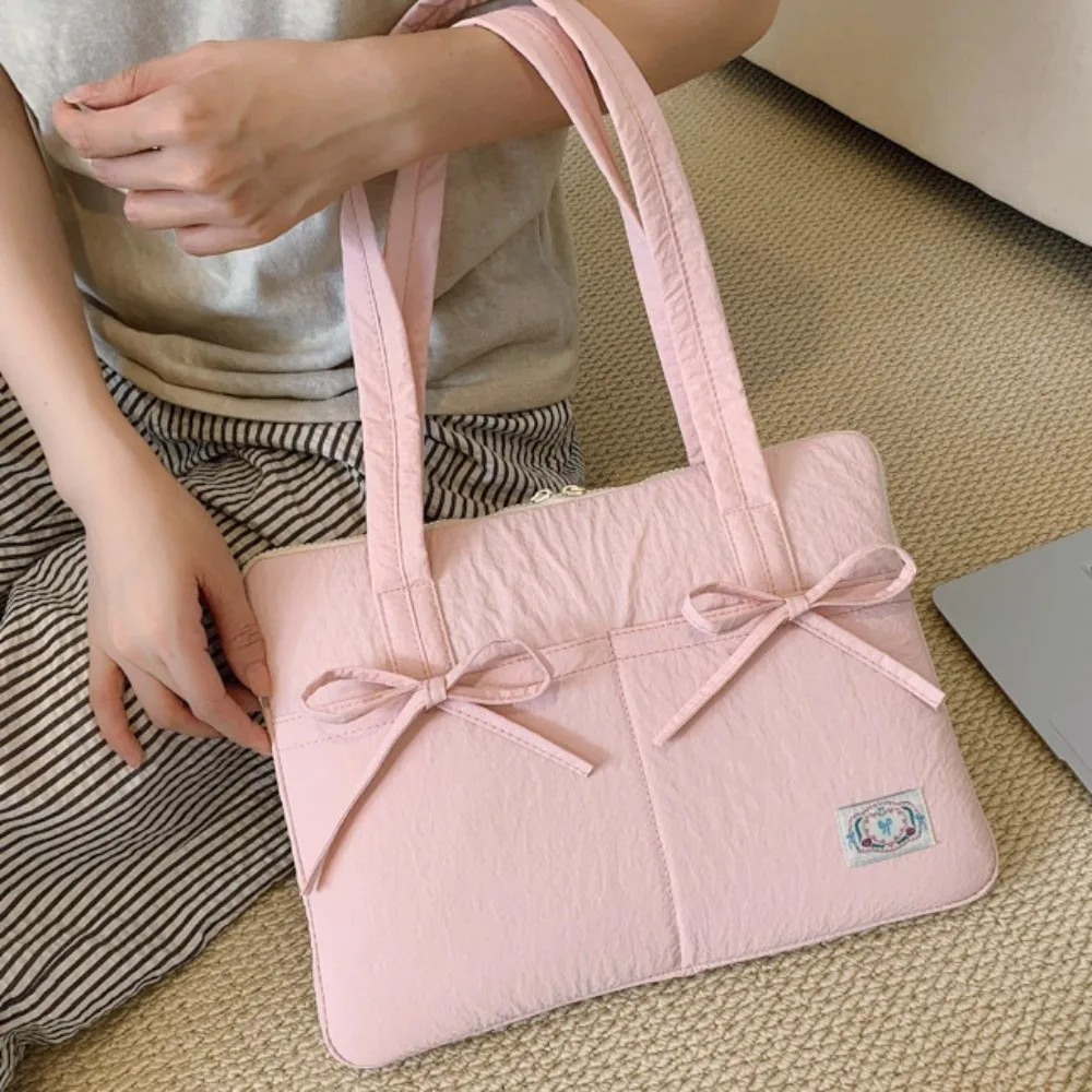 Bowknot Portable Laptop Sleeve - Lightweight Soft Protective Cover