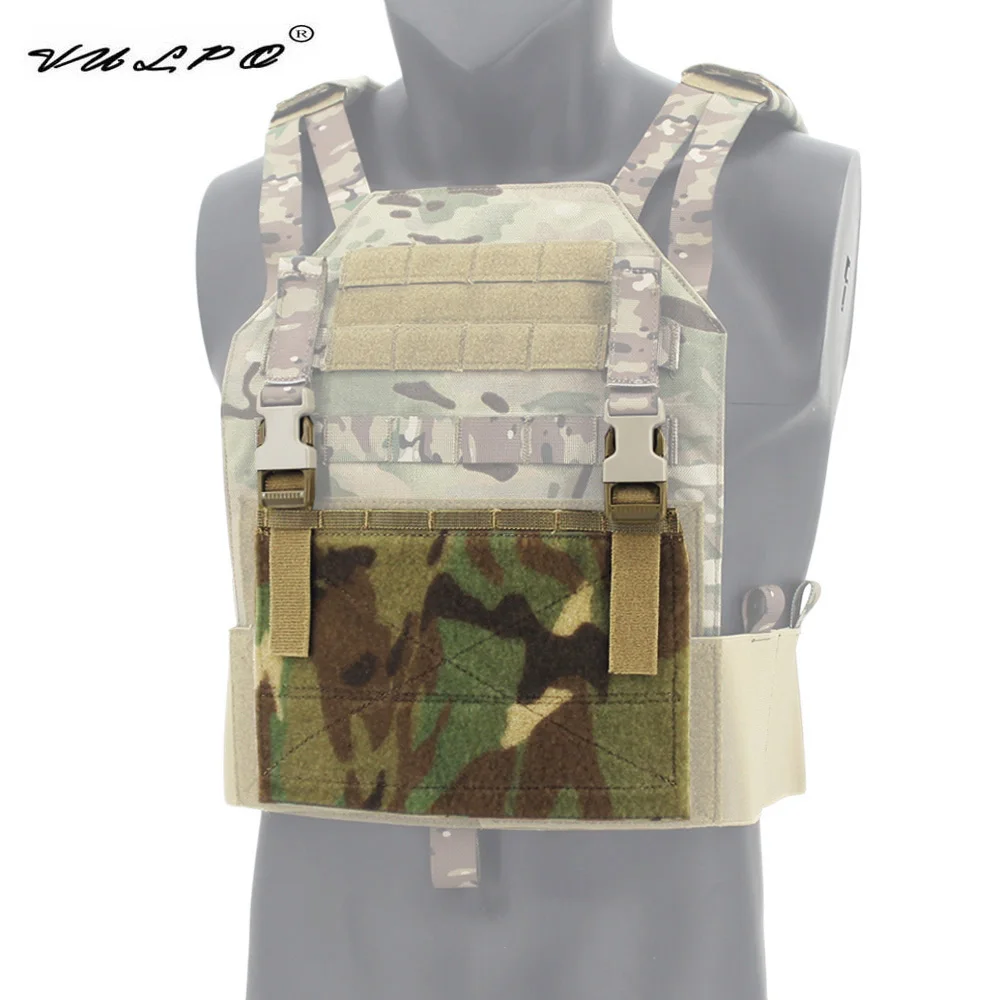 

VULPO Tactical Vest Panel Placard Conversion Adapter Quick Change Flaps Accessories Crye Vest AVS JPC SPC Plate Carrier