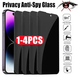 Premium Privacy Anti - Spy Tempered Glass Screen Protector - 3PCS Privacy Glass (For iPhone 17Pro Max)