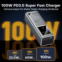 Tuodes PD 100W Power Bank Fast Charging 20000mAh External Battery Capacity Portable Charger For Laptop iPhone Samsung Xiaomi 2