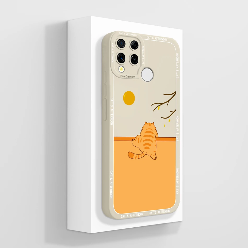 Cute Cartoon Soft Shockproof Liquid Silicone Phone Case -  Bumper Housing Capa