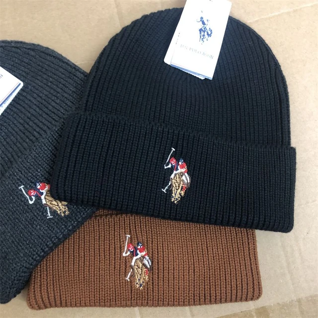 Mens Beanie Polo Beanies | Polo Beanie Hats Mens | Brand Polo Winter Hat -  Brand High - Aliexpress