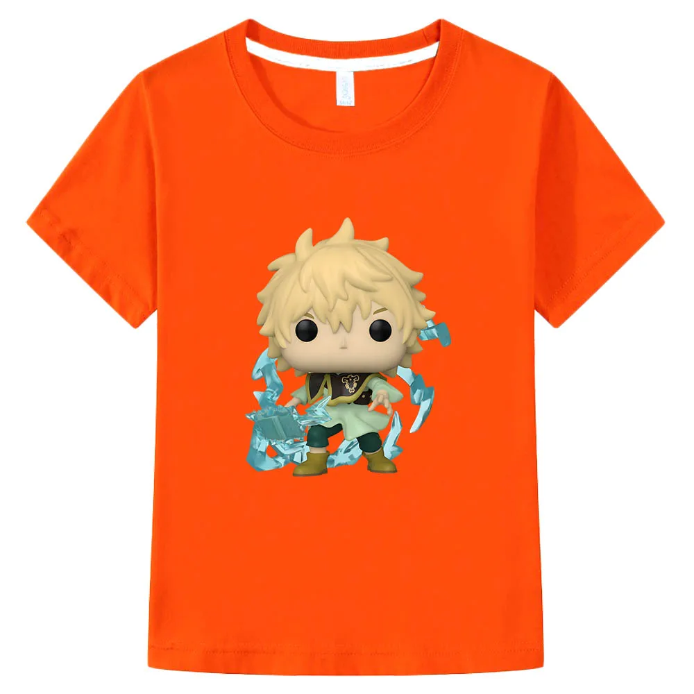

Black Clover Hot Cute Anime T-shirts Kawaii Manga Cartoon Tshirt Printed 100% Cotton Tee-shirt Harajuku Casual Boys/girl T-shirt