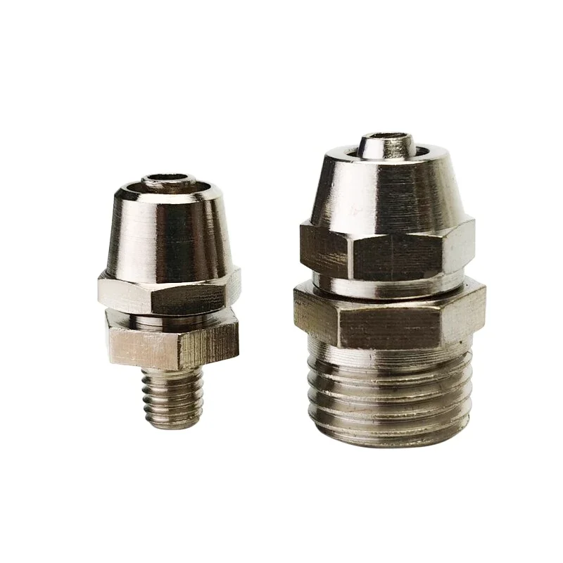 10PCS OD 4/6/8/10/12mm Hose Tube M5/1/8''/ 1/4'' 3/8'' 1/2'' Thread Pneumatic Fast twist Fittings Quick Joint Coupler Connector