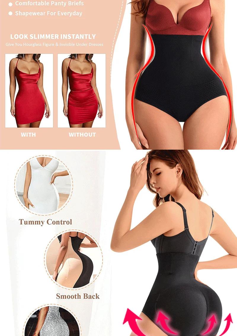 Description Picture 6 of itemSEXYWG Hip Shapewear for Women Fashion Butt Lifter Shapewear Panties Fake Booty Ass Hip Enhancer Push Up Shaper Panties