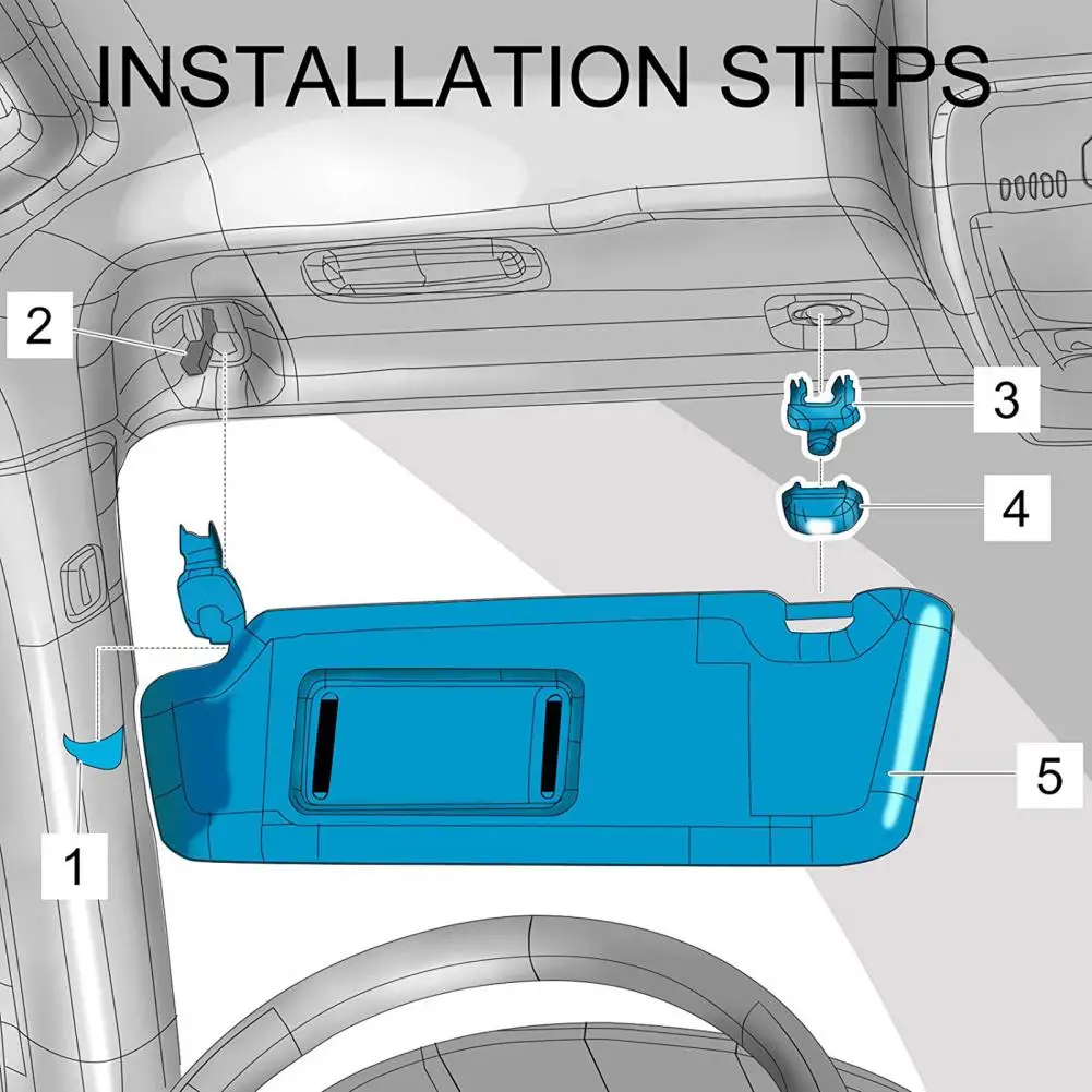 2 Pz Per Audi A4 B6 B7 A4L Q5 A7 Q7 Q3 A5 Visiera Gancio Clip Interni Gancio Solare Clip Staffa Per Audi A4 B6 B7 A4L Q5 A7 Q7 Q
