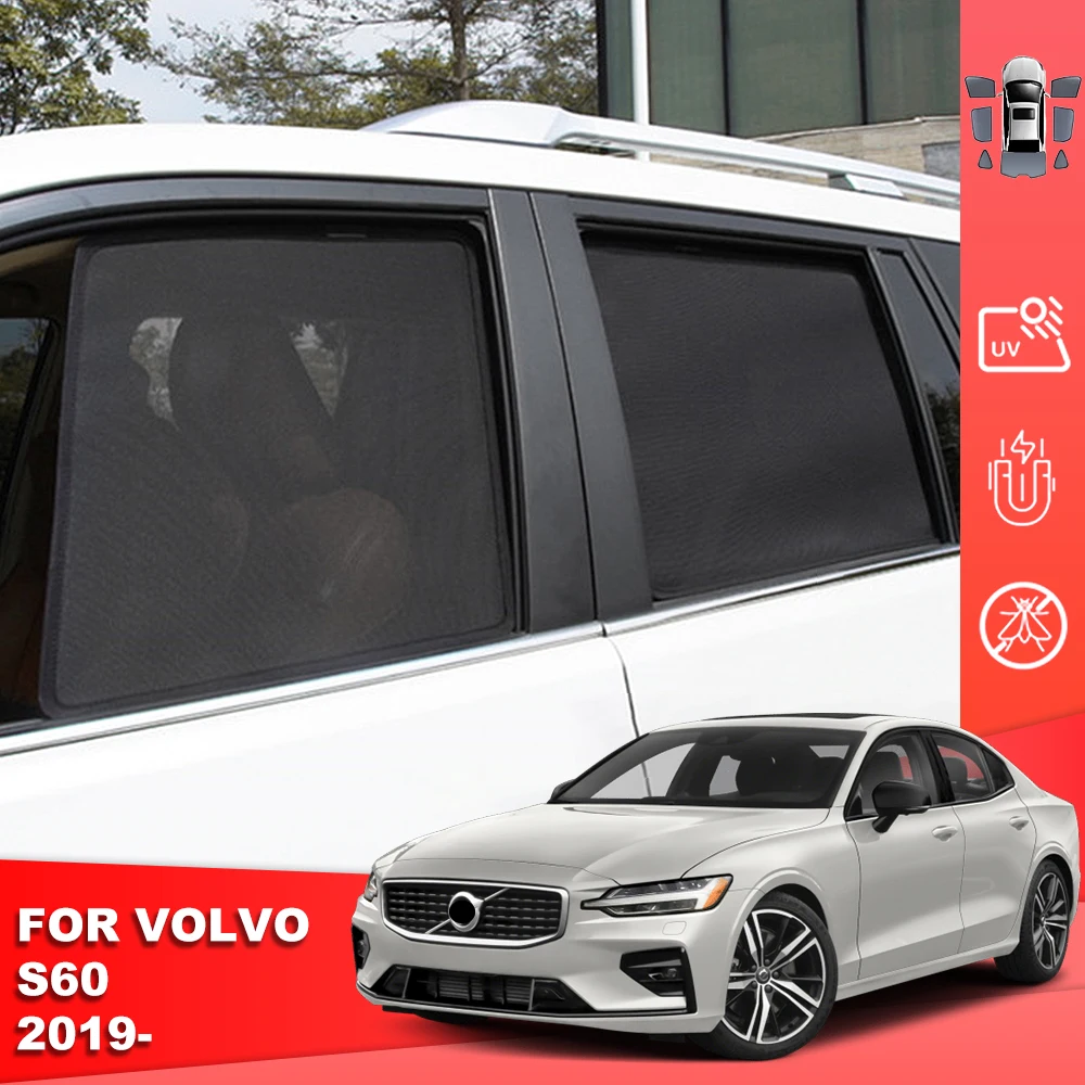ForVolvoS6020192023S60CarSunshadeShieldRearSideBabyWindow