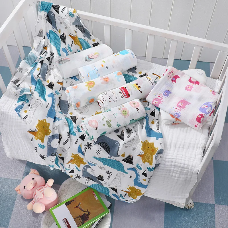 Cotton Gauze Muslin Baby Blanket Super Soft Newborn Swaddle Wrap Quick Dry Boy Girl Kids Bath Towel Baby Stroller Blanket Cover cotton muslin blanket swaddle blanket cotton swaddle cotton gauze blanket