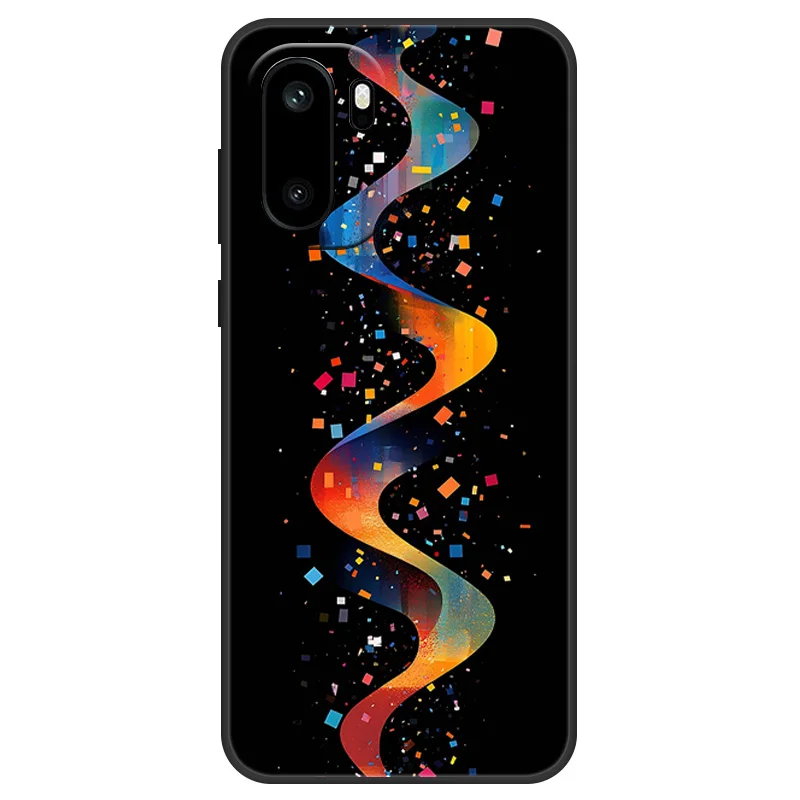 Cute Flower Print Soft Silicone Case - Protective Cover