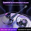 Gaming Gamer Headphone With Dual Microphones Type C&3.5mm In-ear Earphones HiFi Stereo Headsets Sport with HD Mic for Samsung 3