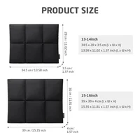 Housse bouffante pour ordinateur portable, 13.3 14 15 15.6 pouces, pochette pour MacBook Dell Samsung Huawei LG, sac d'ordinateur mignon 3