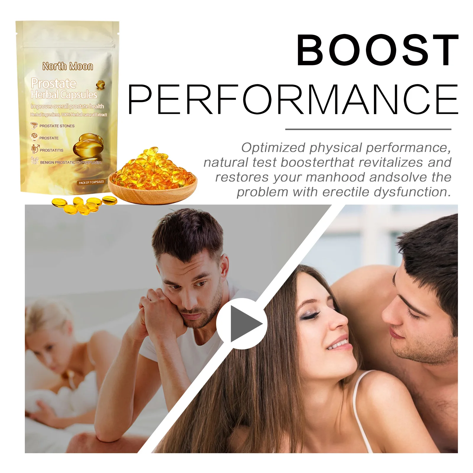 Prostate Restored Capsules Relieve Male Prostatitis Discomfort Body Care Herbal Capsules for Man Tratamiento De Relajaci&oacute;n personal health care