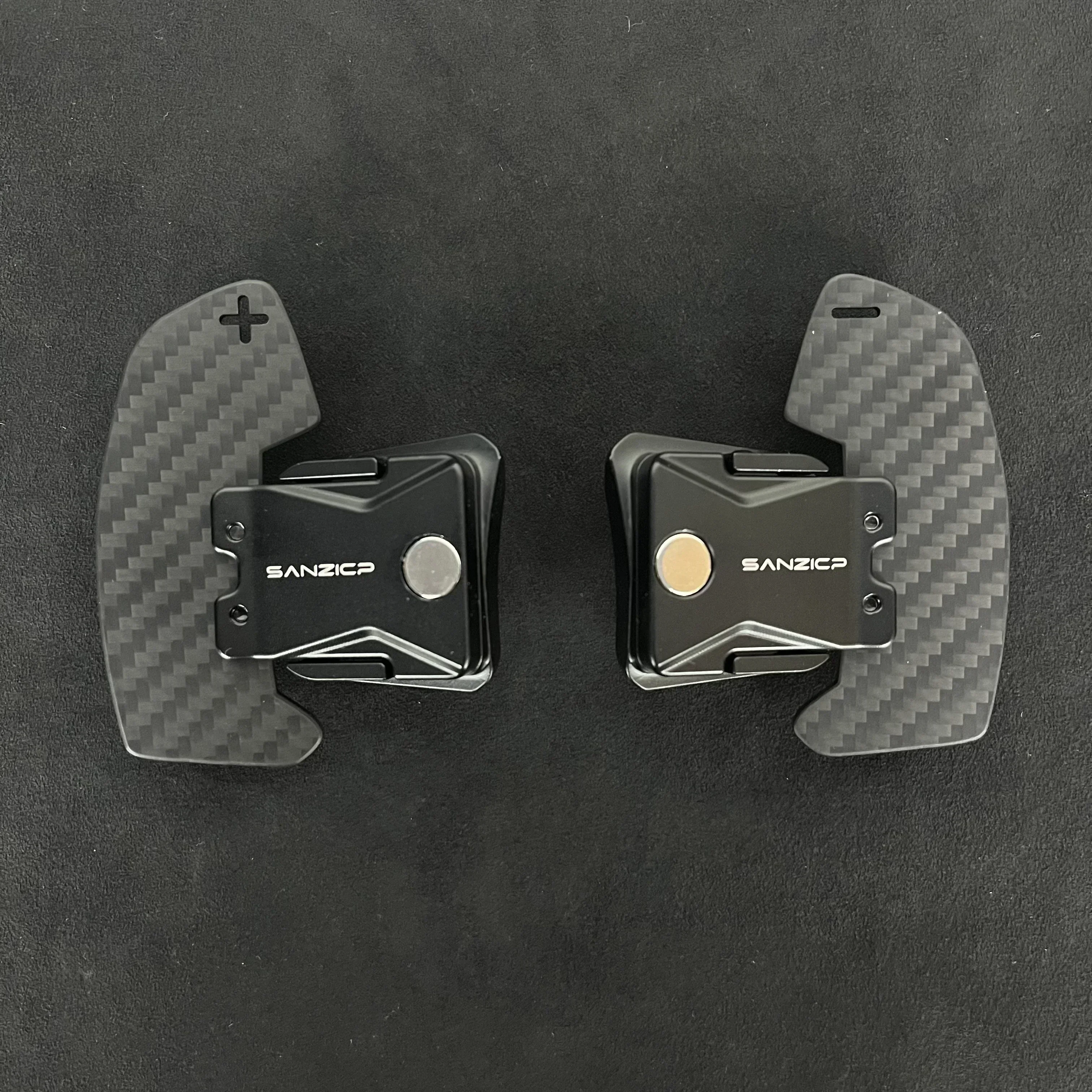 Applicable original Audi R8 Steering Wheel Shift Paddle Carbon Fiber Magnetic Shifter Paddle Car Dial Shift Steering Gear