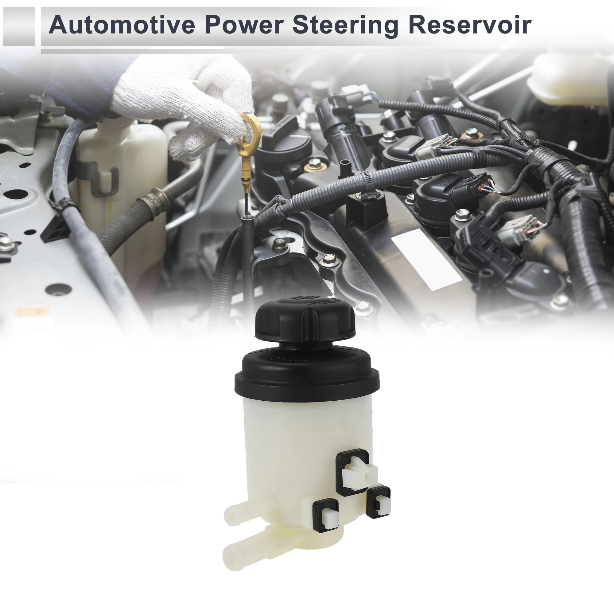 UXCELL Power Steering Reservoir for Hyundai for Hyundai Genesis Coupe 2008 2009 2010 2011 2012 2013 2014 2015 Beige