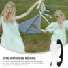 Healifty Outdoor Accessories Kite Flying Accessories 3Pcs Kite String 100M Kite Spool Handle Line String Winding Board 2