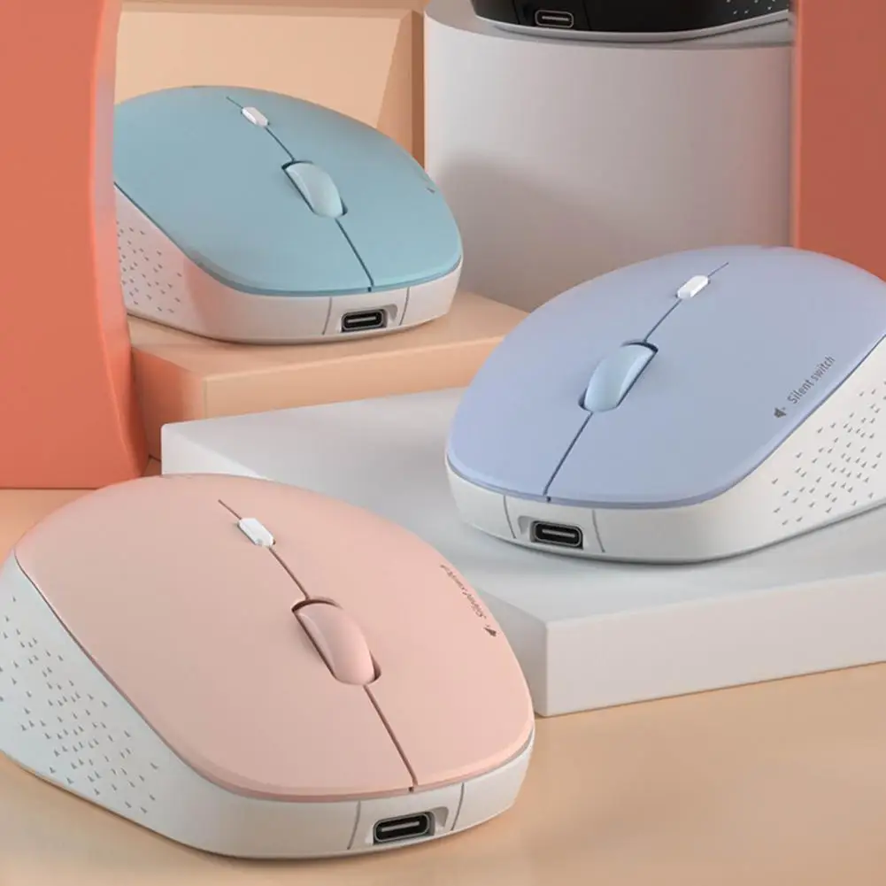 

Wireless Mouse Reliable Faster Charging Long Battery Life 2.4G Wireless Silent Mouse Computer Accessories