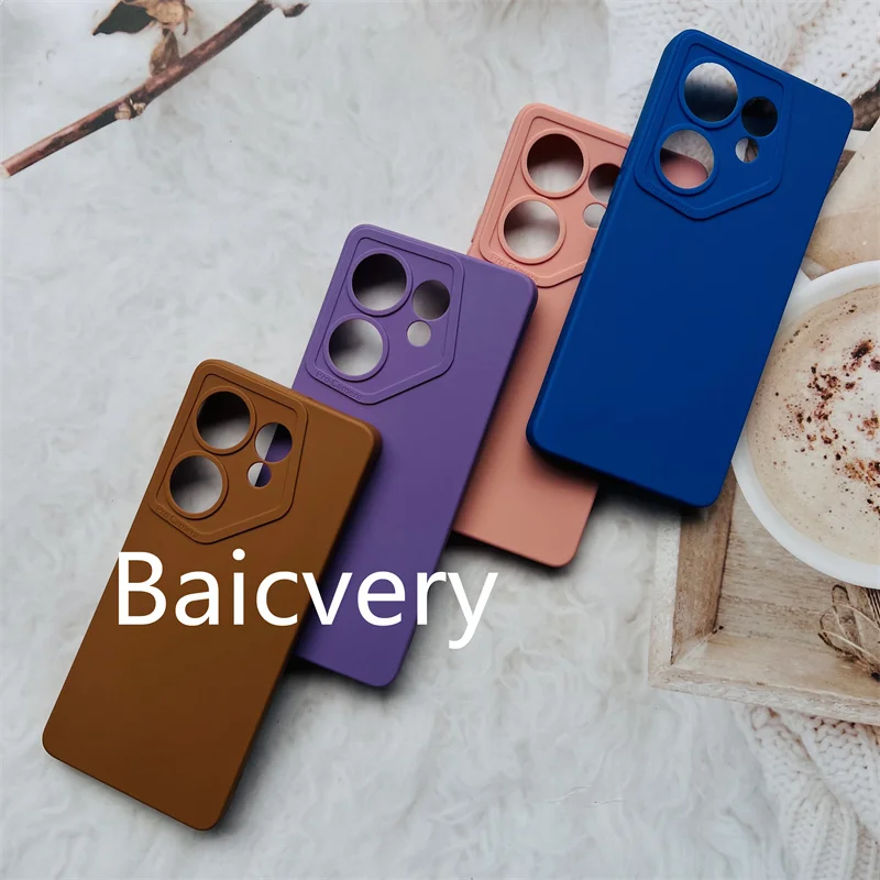 2023 Vendita Calda Per Tecno Camon 20 Pro 5G Premier 20 Custodia Premier Cover Morbida In Silicone Color Caramella Funda Coque