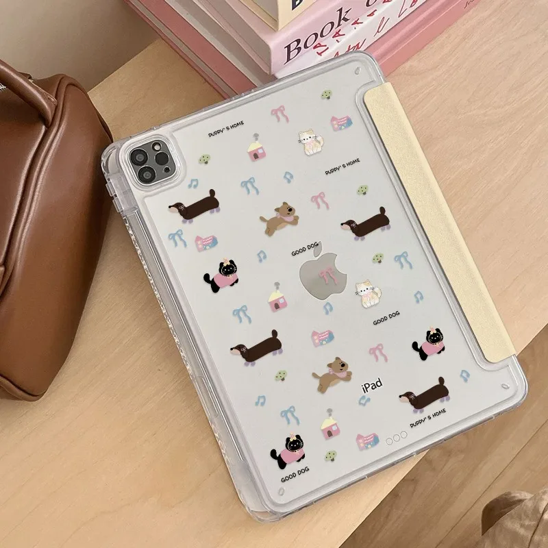 Dachshund Design Smart Cover with Pencil Holder