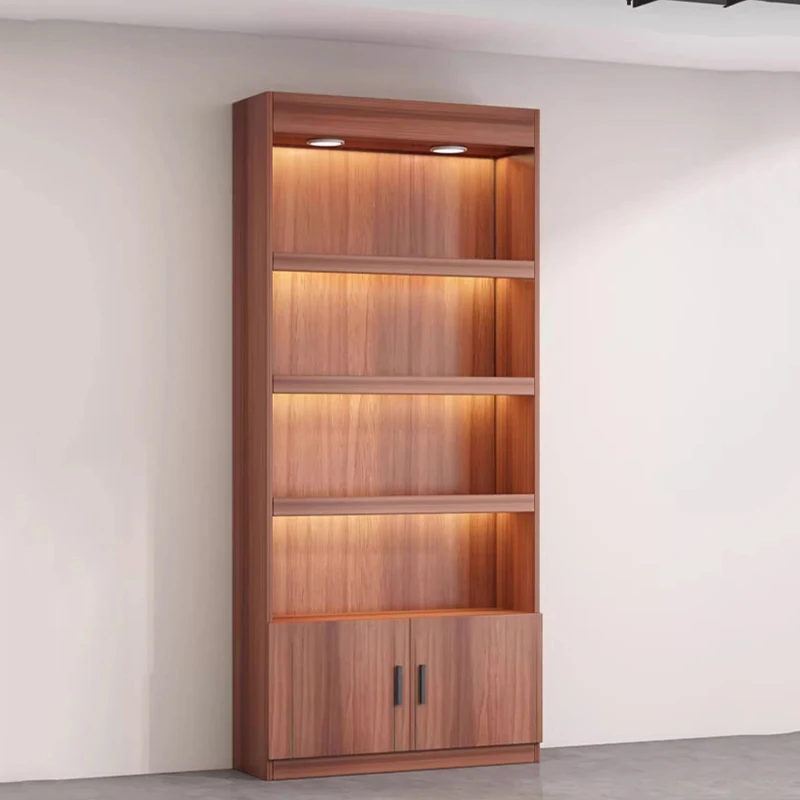 Luxury Showcase Bar Cabinet Decoration Storage Shelf Modern Display Cabinet Glass Customizable Botellero Vino Home Furniture