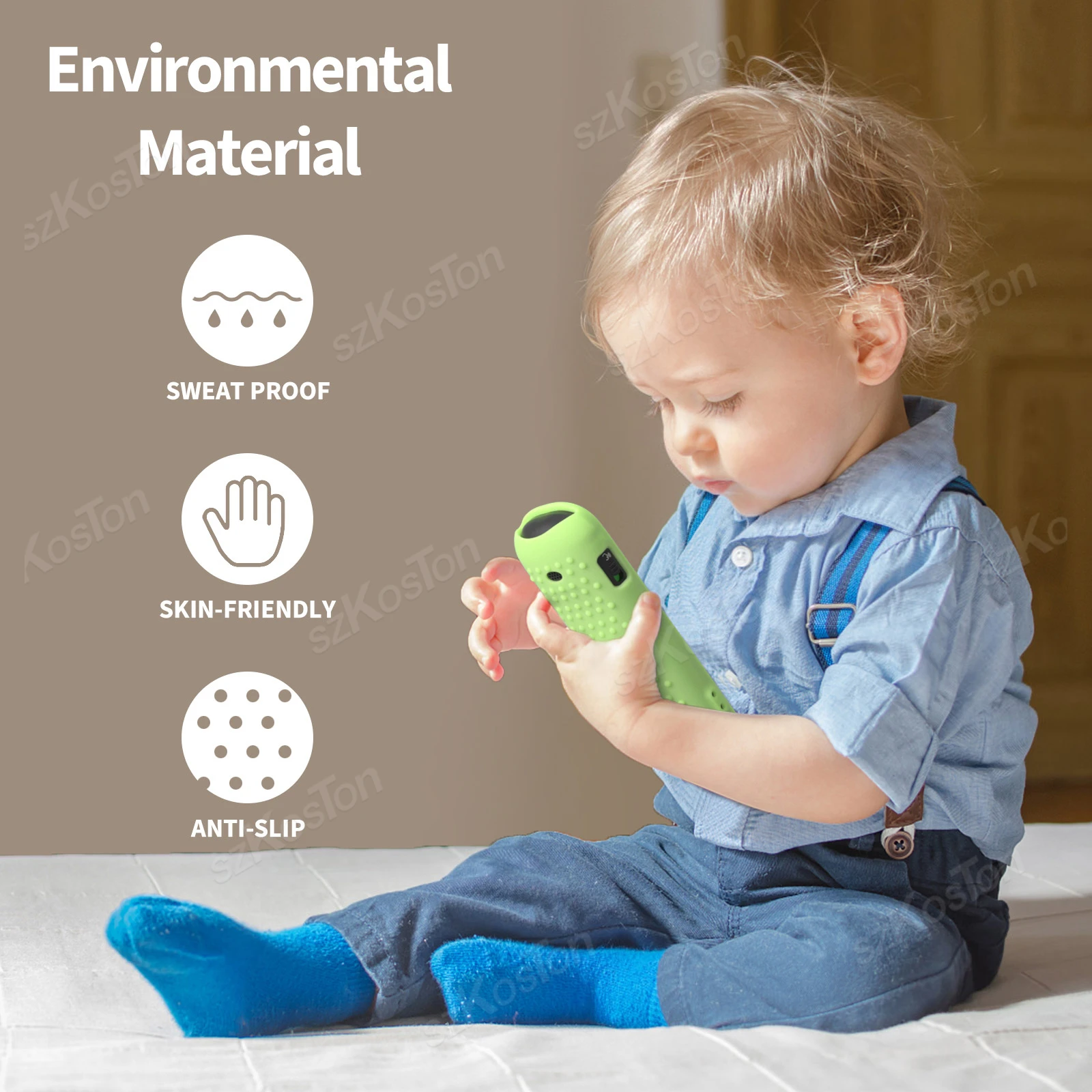 Silicone Case Protective Cover Roku Voice Remote Pro 2nd Edition RCB1R /RCOS1 TV Remote Control Sleeve Protector Dustproof