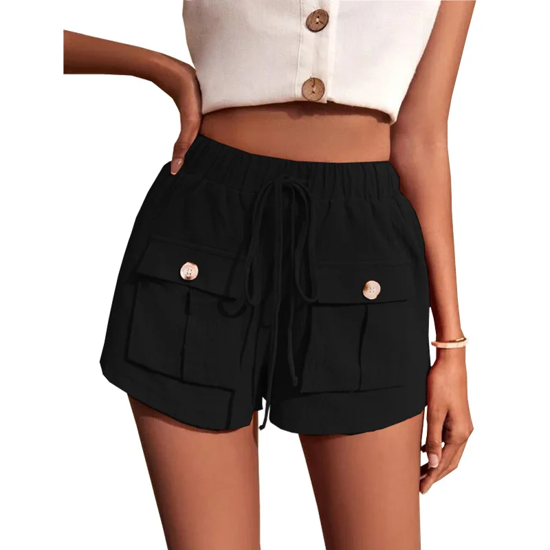 Loose Women's Shorts Korean Style Cargo Summer Harajuku Female Short Cycling Fitness Hot Pants Sexy Kawaii Gym Woman Clothing