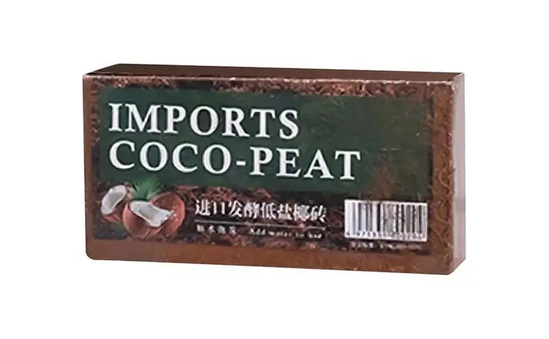 

Coco Coir Brick Organic Compressed Soil Nutrient Universal Flower Soil Planting Matrix Coconut Husk Brick High Expansion