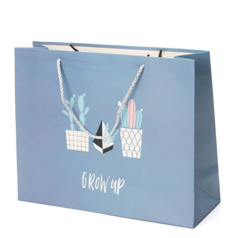 Wholesale custom printed paper bags with logo Luxury gift shopping bags boutique euro tote bags manufacturer 14 S70eab2aae88446c1b3a9f7a5d3848abfB