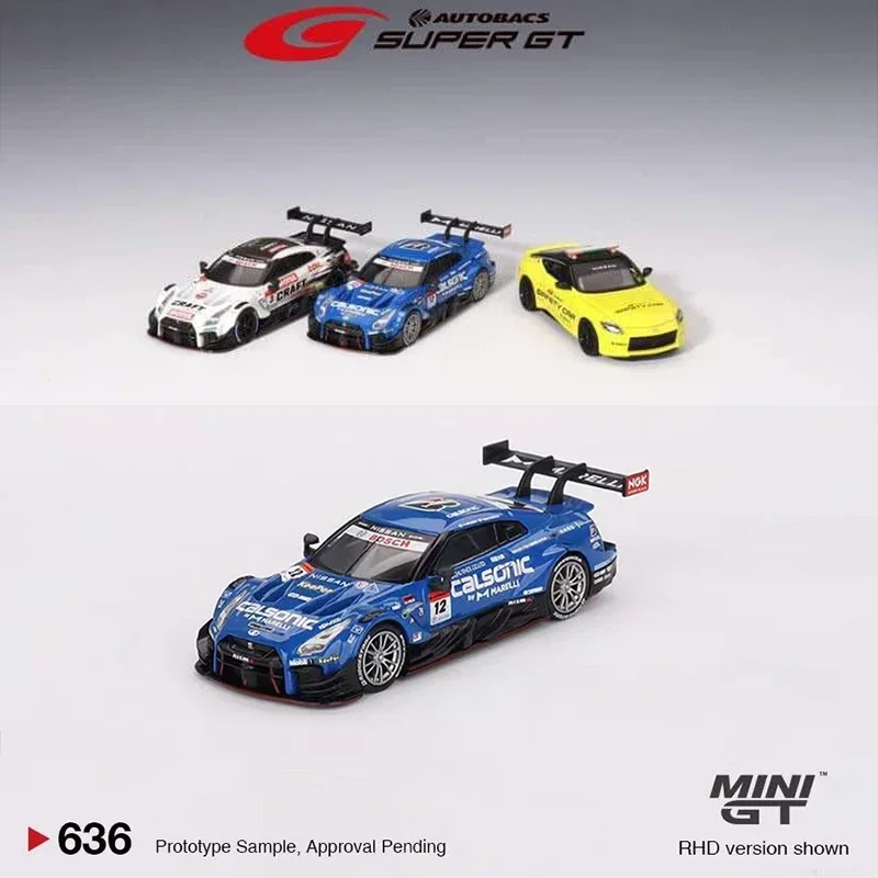 

MINI GT 1:64 GT-R Nismo GT500 #12 Team Pulse 2021 SUPER GT SERIES #636