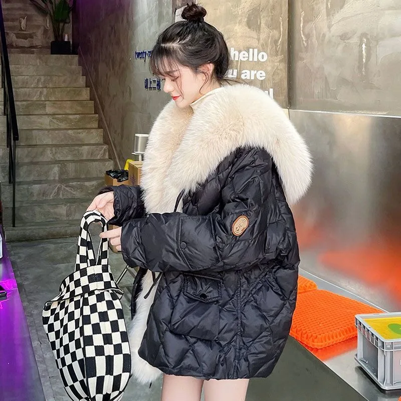 Рисунок 4 - Новинка 2023, женское пуховое пальто из хлопка