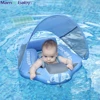 Mambobaby Baby Float Lying Swimming Rings Infant Waist Swim Ring Toddler Swim Trainer Non-inflatable Buoy Pool Accessories Toys 1