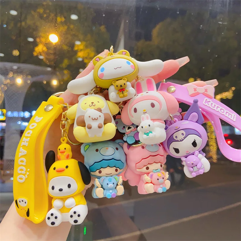 Key Chain Kawaii Sanrio Keychain Girls Anime Pendant