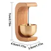 Wood Doorbell Chime Hanging Wooden Wind Chimes Rustic Door Bell Decorative Loud Door Bell Magnetic Wood Doorbell For Home Decor 6