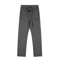 Pantalon classique en velours à imprimé lettres, pantalon de sport décontracté de haute qualité avec logo, pantalon à coupe droite, ensemble sweat à capuche pour hommes et femmes 4