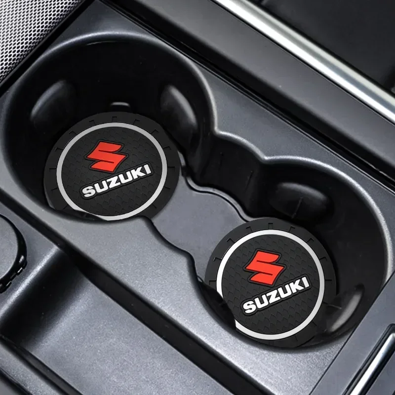 Car Interior Water Coaster Silicone Pad Car Anti-dirty Pad for Swift SX4 Jimny Samurai Vitara xl Alto Liana Accessories