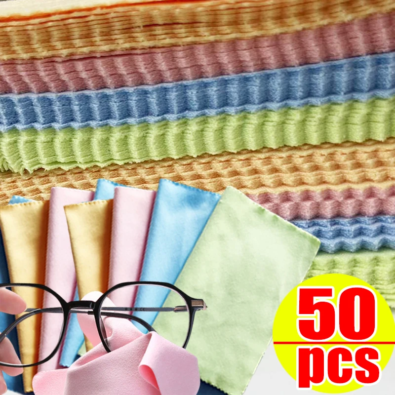 Premium Microfiber Cleaning Cloths - Ultra-Soft, Multi-Purpose Wipes for Glasses, Screens, and Jewelry