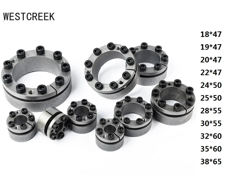 WESTCREEK Z3B power lock clamping set BIKON1003 expansion sleeve KTR203 shrink disk taper-lock Keyless shaft sleeve Locking
